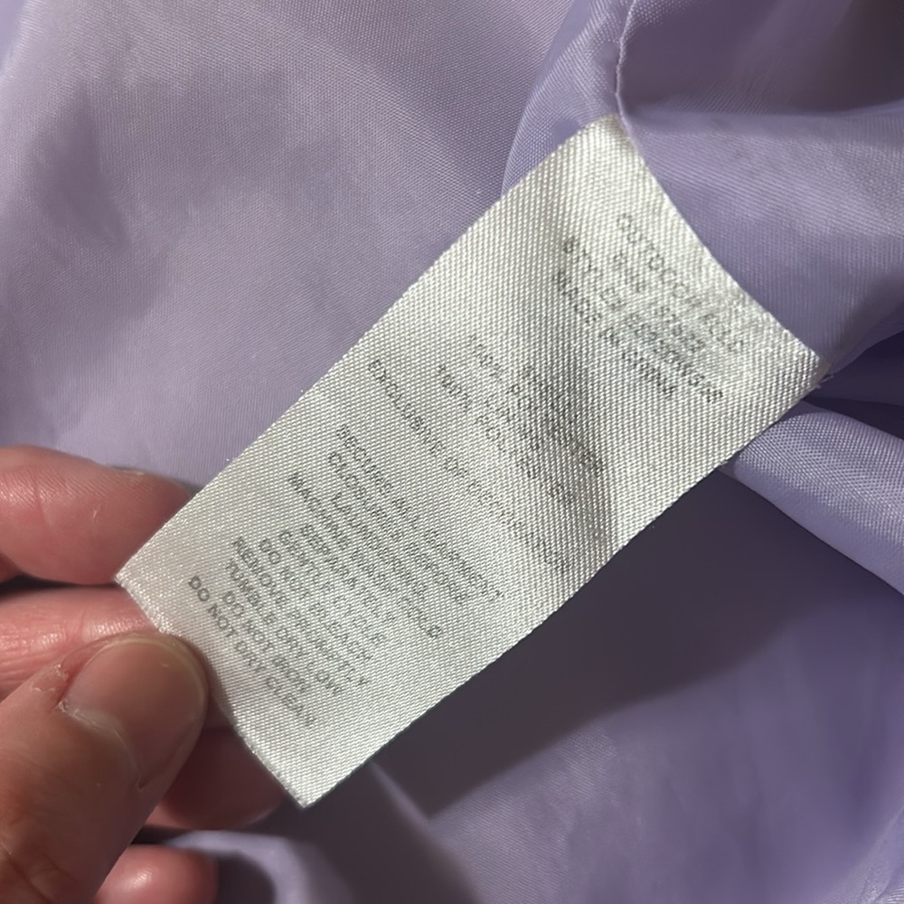 Eddie Bauer Kids Lavender Raincoat S 7/8 - Picture 4 of 4